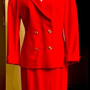 Louis Feraud double breasted wool suit